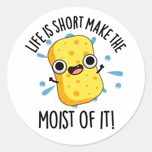 LIfeは短い作り短いスポンジのパンの湿り ラウンドシール (正面)