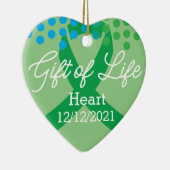 LIfe移植のギフトのカスタマイズ可能なオーナメント セラミックオーナメント (右)