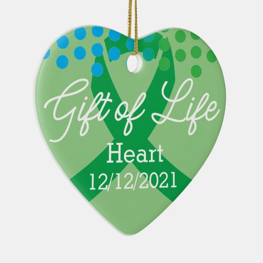 LIfe移植のギフトのカスタマイズ可能なオーナメント セラミックオーナメント (右)