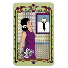 Life_祝A_4x6冷蔵庫磁石 マグネット