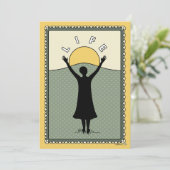 Life_祝C_Flatカード5"x7" 案内状 (スタンド正面)