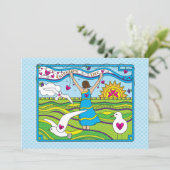 Life_祝Flatカード7"x5" (スタンド正面)