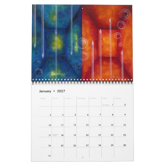『Life 2012 Calendar』を公開 カレンダー (1月 2027)