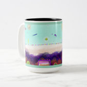 Life Aboard Another Planet Mug ツートーンマグカップ (正面左)
