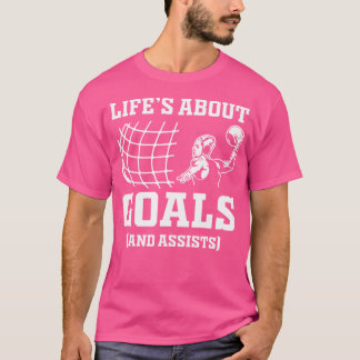 Life About Goals Water Polo Cool Waterpolo Sports Tシャツ