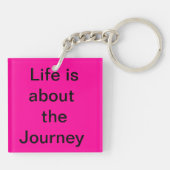 Life about the Journey キーホルダー (裏面)