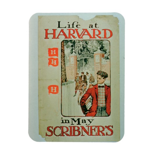 『Life at Harvard』、ポスタ広告ーのMay編集 マグネット (縦)