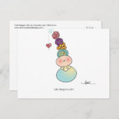 LIFE BEGETS LIFEポストカード（April McCallumより） ポストカード (正面/裏面)