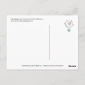 LIFE BEGETS LIFEポストカード（April McCallumより） ポストカード (裏面)