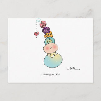 LIFE BEGETS LIFEポストカード(April McCallumより) ポストカード