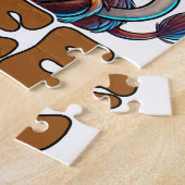 Life Begins After Coffee  ジグソーパズル (側面)