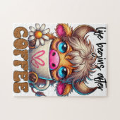 Life Begins After Coffee  ジグソーパズル (横)