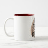 "Life Begins After Coffee" Two-toned Mug ツートーンマグカップ (左)