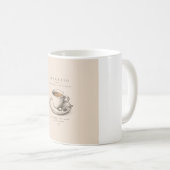 Life Begins After Espresso | Vintage Coffee Lover コーヒーマグカップ (正面右)