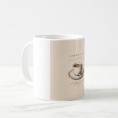 Life Begins After Espresso | Vintage Coffee Lover コーヒーマグカップ (正面左)