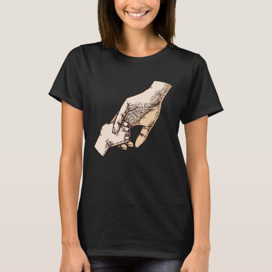 Life Begins And Love Never Ends Parents Family Tシャツ (正面)