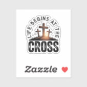 Life begins at the Cross シール (シート)