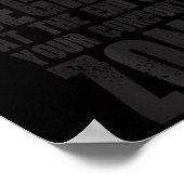 Life Begins At The End Of Your Comfort Zone Gift M ポスター (角)