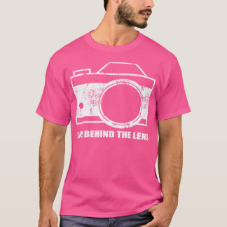 Life Behind The Lens Vintage Photography Shirt Tシャツ