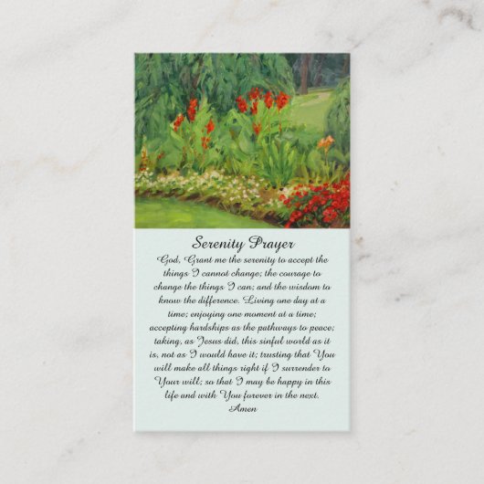 Life Cardの心からの哀悼お祝い 名刺 (正面)