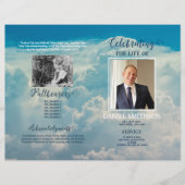 Life Cloudの葬儀サービスプログラムお祝い チラシ (正面)