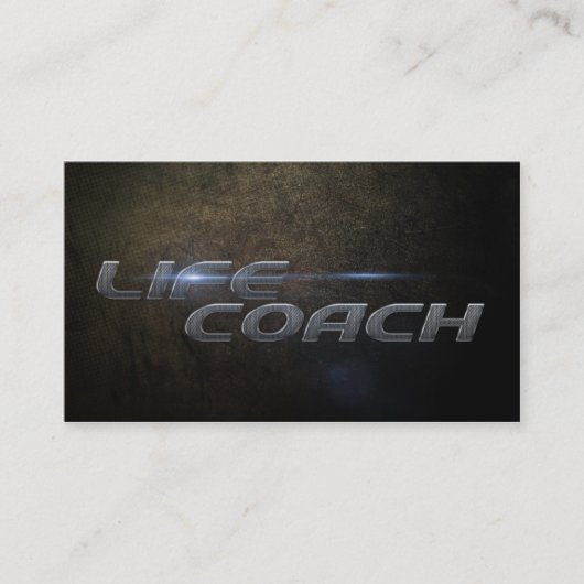 Life Coach business card 名刺 (正面)