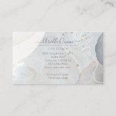 Life Coach Serene Abstract Watercolor 名刺 (裏面)