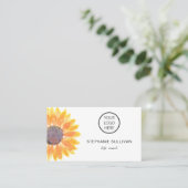 Life Coach Your Logo Botanical 名刺 (スタンド正面)