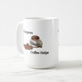 Life Comes Coffee 救済 on  A コーヒーマグカップ (正面左)