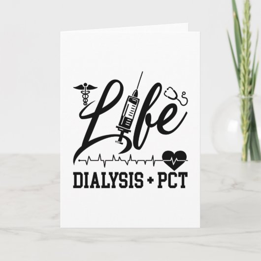 Life Dialysis + PCT Dialysis Nurse Tech Technician カード (正面)
