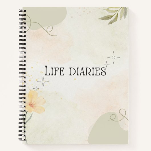 Life Diaries ノートブック (正面)