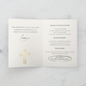 Life Does Not End Here – John 25:11 Christian Card シーズンカード (内部)