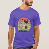 Life Essentials Cats, Coffee, Books, Musicヴィンテージ Tシャツ (正面)