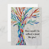 Life Friendsカードの予算ツリー (正面/裏面)