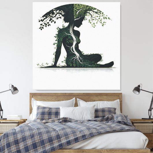 Life & Growth キャンバスプリント (インサイチュ (寝室))