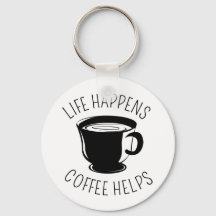 Life Happenes、Coffee Graphic 救済 Keychain（ライフアクアリー）