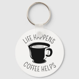 Life Happenes、Coffee Graphic 救済 Keychain（ライフアクアリー） キーホルダー