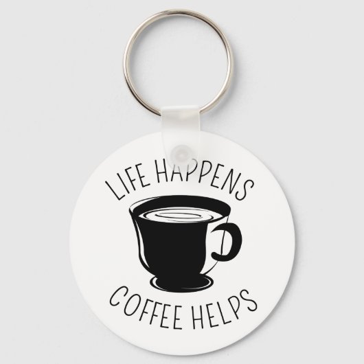Life Happenes、Coffee Graphic 救済 Keychain（ライフアクアリー） キーホルダー (正面)