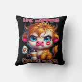 Life Happens Coffee Helps  クッション (裏面)