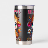 Life Happens Coffee Helps  保温保冷タンブラー (左面)