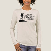 Life Happens Hiking Helps, Funny Hiking トライブレンドＴシャツ (正面)