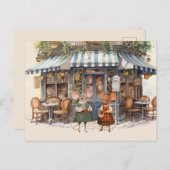 Life inネズミタウンシリーズポストカード – お茶を飲みよう ポストカード (正面/裏面)