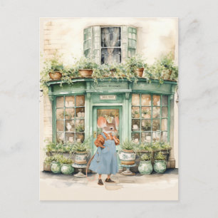 Life inネズミタウン – Ms Emily's Plant Shop ポストカード