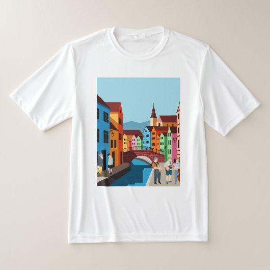 Life in a tourist city tシャツ (レイダウン)