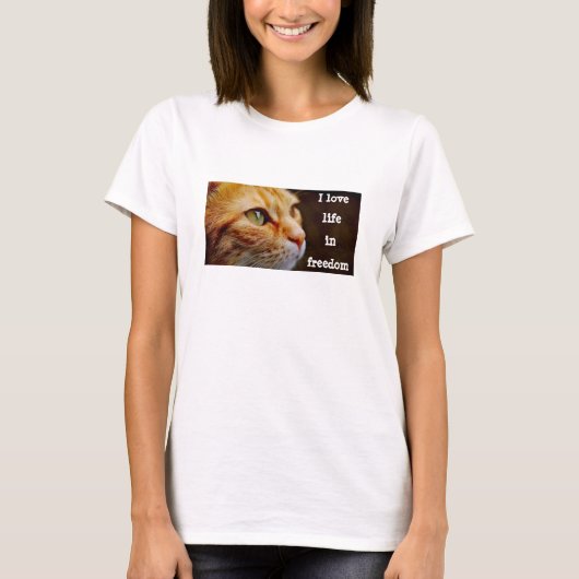 Life In Freedom (Light) Tシャツ (正面)