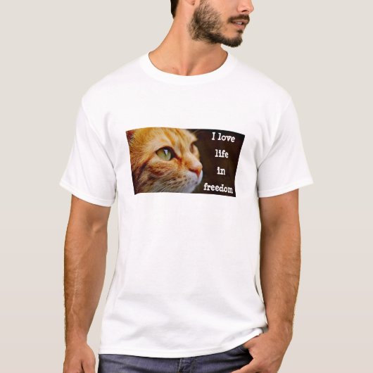 Life In Freedom (Light) Tシャツ (正面)