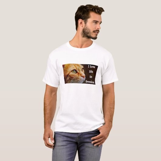Life In Freedom (Light) Tシャツ (正面フル)