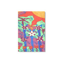Life in the Garden Boho Art Canvas Print