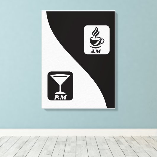 life in two moods キャンバスプリント (インサイチュ (ウッドフロア))