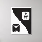 life in two moods キャンバスプリント (正面)